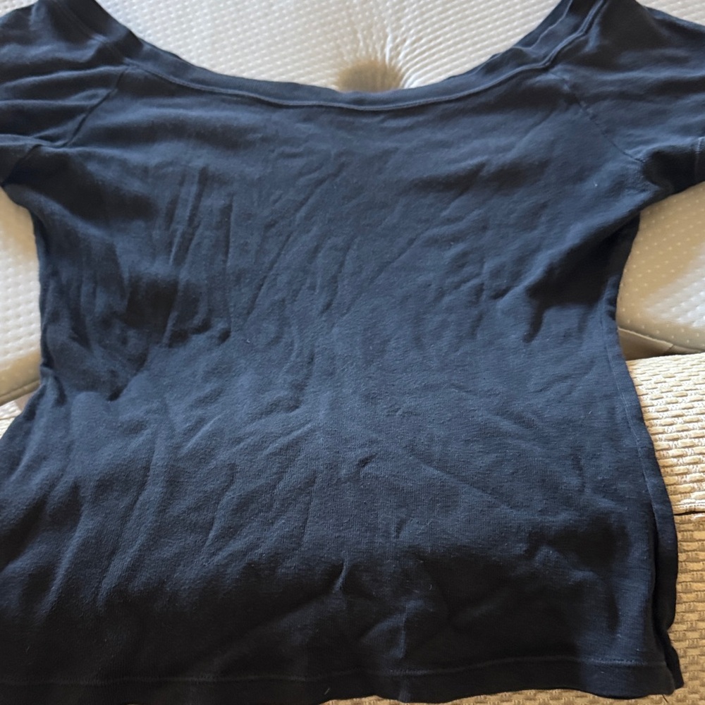 Brandy Melville Black Short Sleeve Top